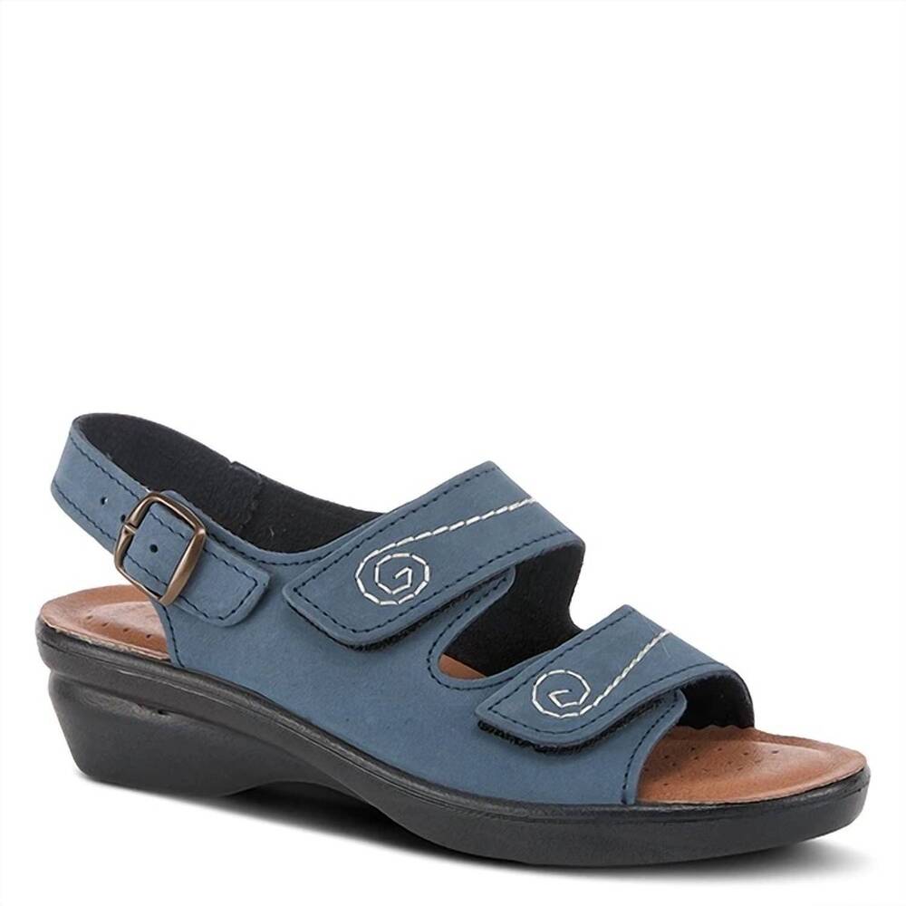 NEW FLEXUS women's belamar sandal in navy nubuck